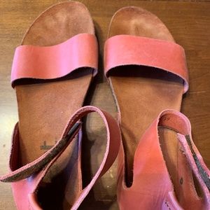 The Art Company Women's Salmon Sandals With Ankle Strap Size 39 US Size 8.5